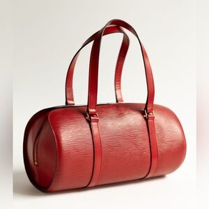 EUC. Vintage collectors LOUIS VUITTON Epi Soufflot in Castillan Red